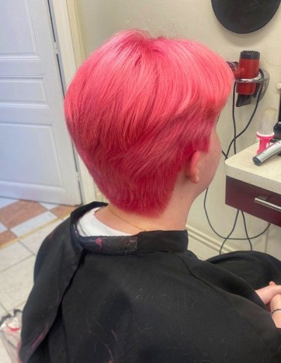la boucle creative salon coiffure soissons coloration creative pink