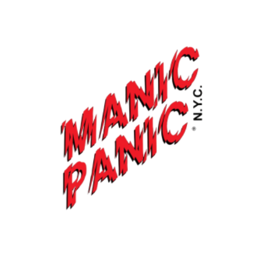 logo marque salon de coiffure soissons 02200 manic panic nyc